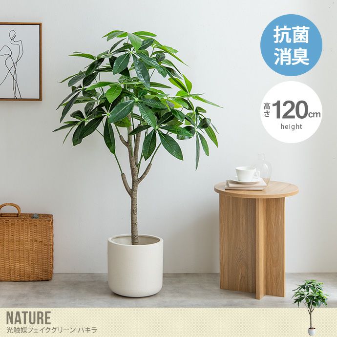送料無料】Nature ナチュレ 高さ120cm 観葉植物 パキラ フェイク 